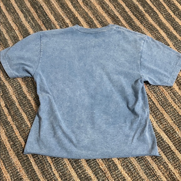 USA Flag Graphic Tee - Blue Women's Top - Picture 4 of 4